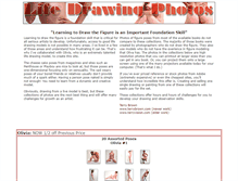 Tablet Screenshot of lifedrawingphotos.com